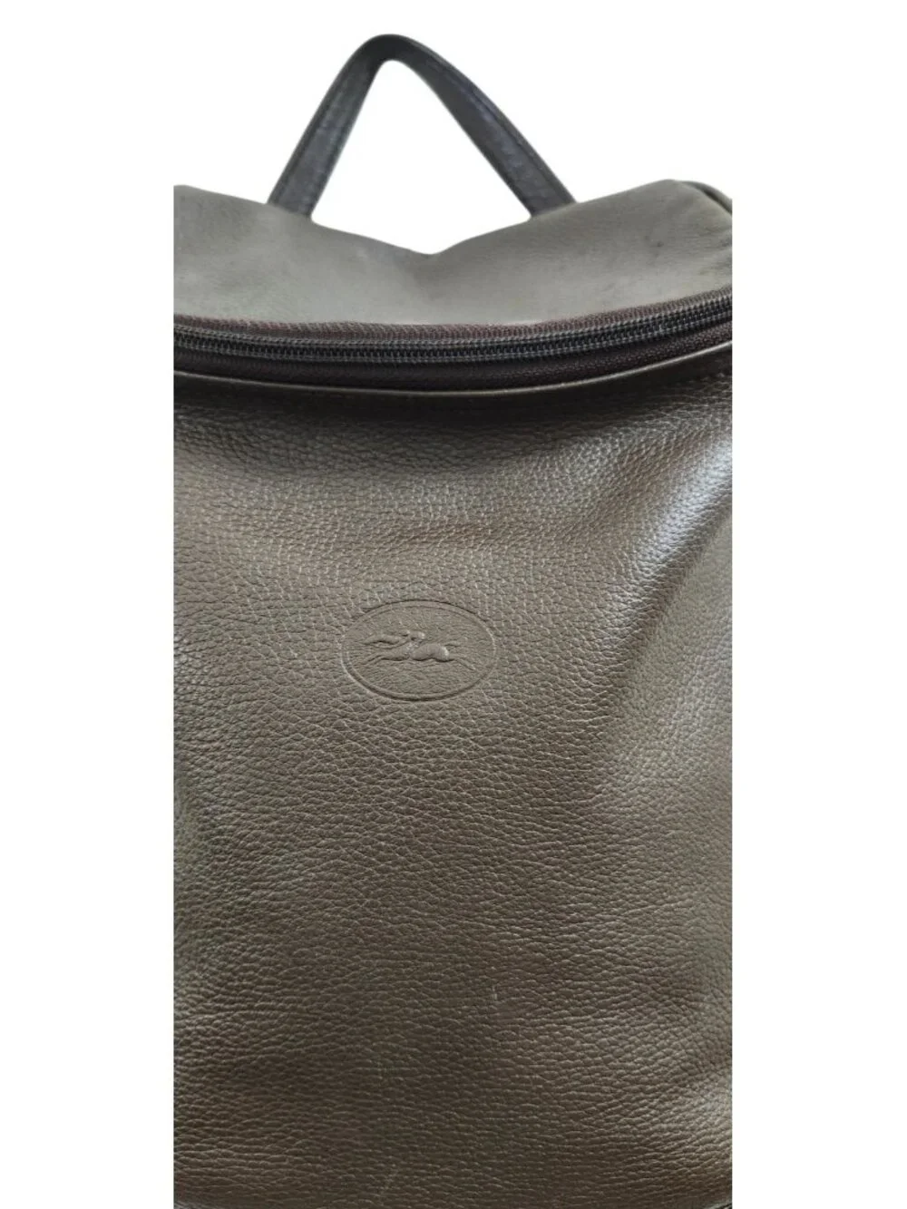 Longchamp Brown Leather Backpack - Picture 4 of 16